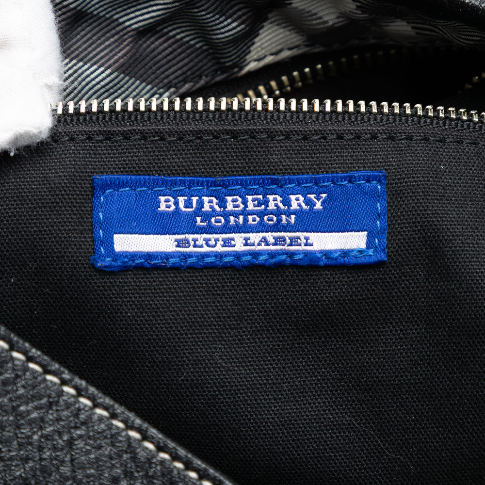 Pre-Loved Burberry Supernova Check Canvas Hobo - Picture 5 of 6
